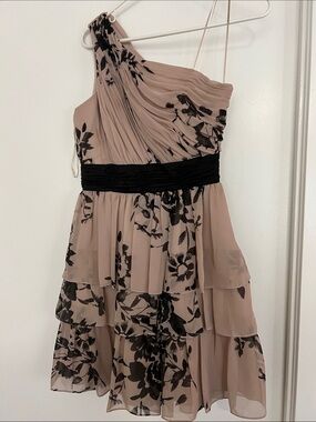 max and cleo purple one shoulder dress NEW Max & Cleo One Shoulder Purple Metallic Flirty Party Dress $188 NWT 8